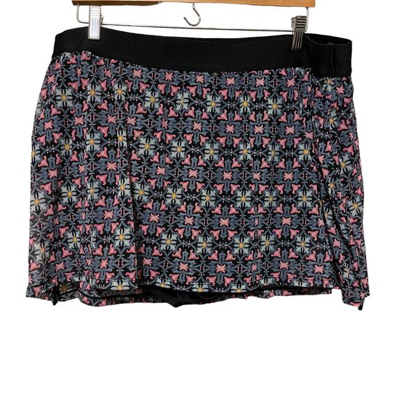 Cacique Patterned Swim Skirt - Picture 1 of 4